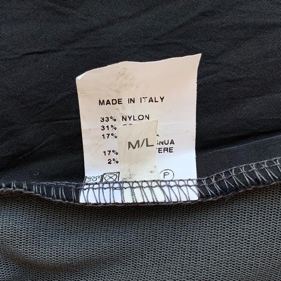 Siste’s Made in Italy Grey High Neck Sleeveless Top with Tie Back - Picture 7 of 8